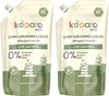 Koparo Dishwashing Liquid With Lime And Basil, Plant Based, Baby & Pet Safe|Refill Pack - 750 Ml X 2