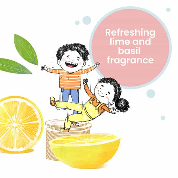 Koparo Dishwashing Liquid With Lime And Basil, Plant Based, Baby & Pet Safe|Refill Pack - 750 Ml X 2