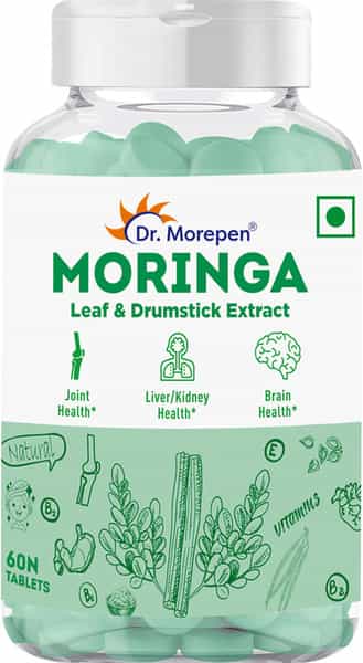 Dr. Morepen Moringa Leaf & Drum Stick Extract | Tablets | 60 No's