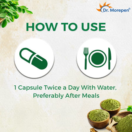 Dr. Morepen Moringa Leaf & Drum Stick Extract | Tablets | 60 No'S