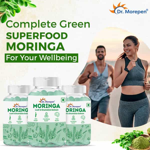 Dr. Morepen Moringa Leaf & Drum Stick Extract | Tablets | 60 No's