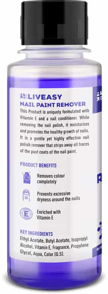 Liveasy Nail Paint Remover 120Ml