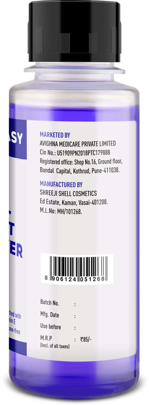 Buy LIVEASY SKIN CARE NAIL PAINT REMOVER (120ML) Online & Get Upto 60 OFF at PharmEasy