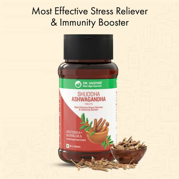 Dr. Vaidya's Shuddha Ashwagandha Tablet 60S P1