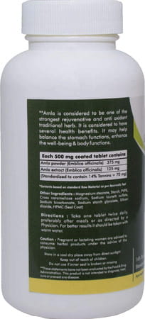 Grazing Meadows Amla Tablets Or Amlaki Emblica Officinalis For Immune Support (Pack Of 2)