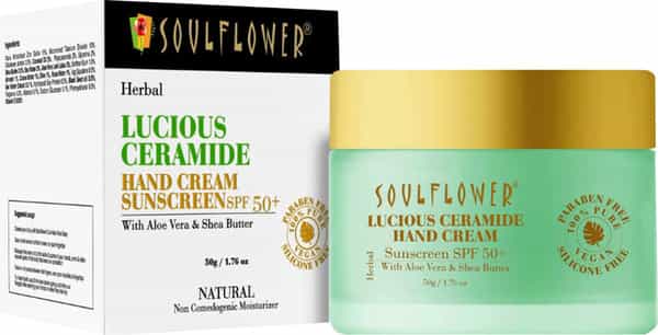 Soulflower Sunscreen Spf 50+ Hand Cream - 50 Gm