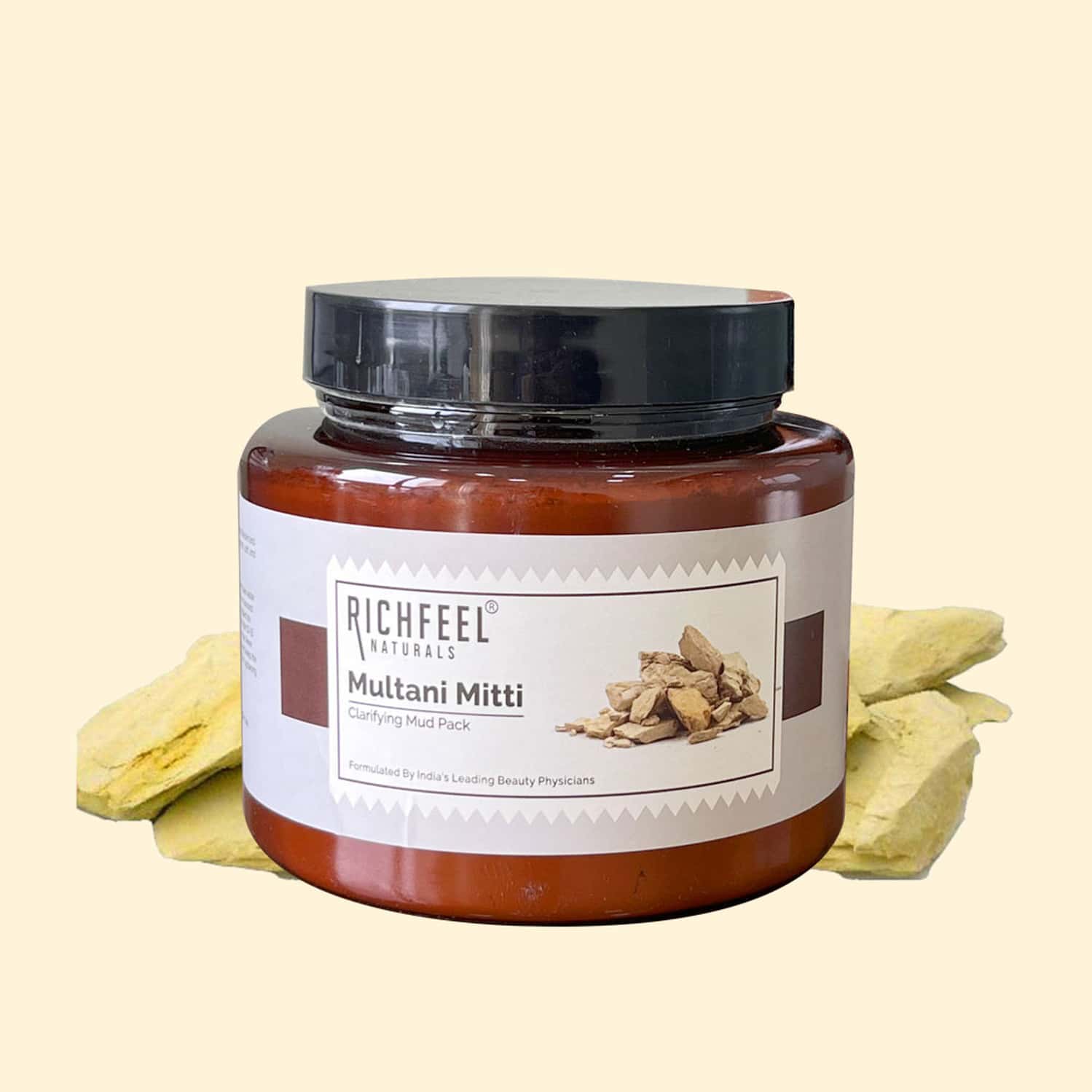 Richfeel Multani Mitti Clarifying Mud Pack 500 G