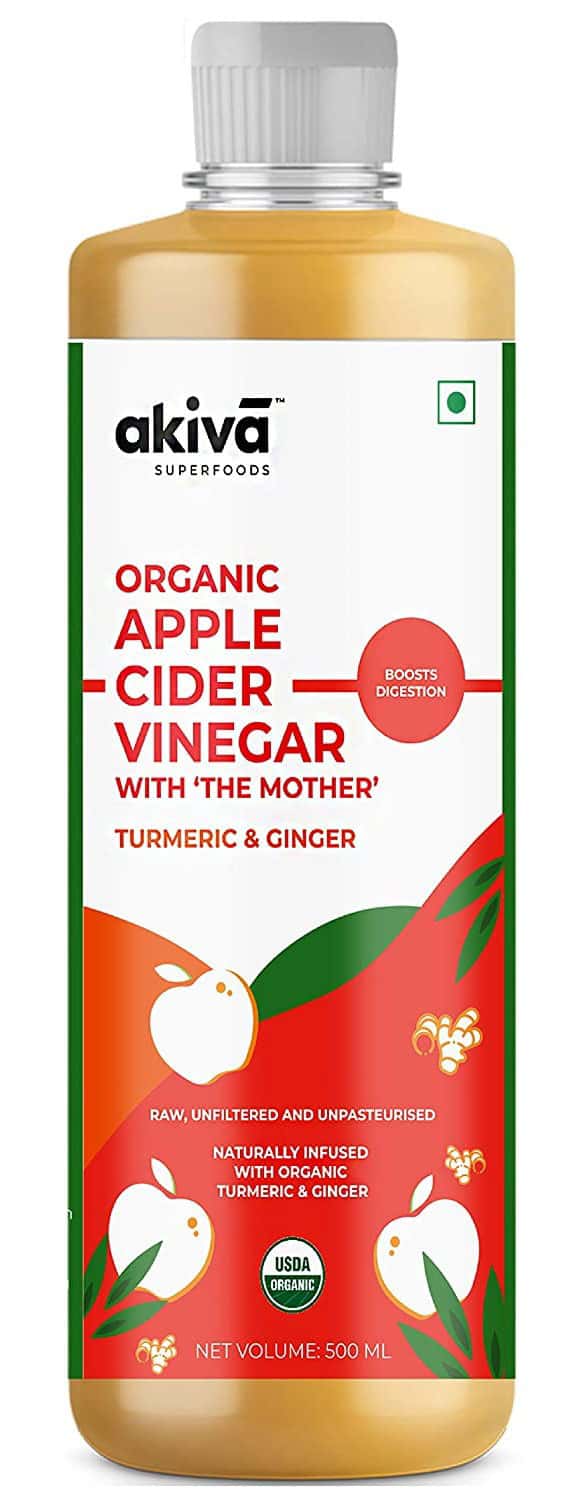 Buy Akiva Superfoods Certified Organic Apple Cider Vinegar With 'Mother