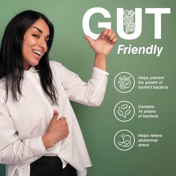 Pure Nutrition Progut 50 Billion Cfu With 14 Strains Of Probiotic Bacteria For Gut Health 60 Caps
