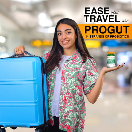 Pure Nutrition Progut 50 Billion Cfu With 14 Strains Of Probiotic Bacteria For Gut Health 60 Caps