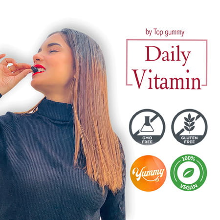 Top Gummy Daily Nutrition Multivitamins For + Vitamin C Zinc 30 Each Kids Gummies Combo