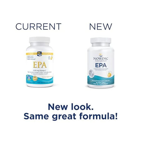 Nordic Naturals Epa 1210 Mg Omega-3 Fish Oil With Epa & Dha | High-Intensity 3 Epa Supplement 60 Ct