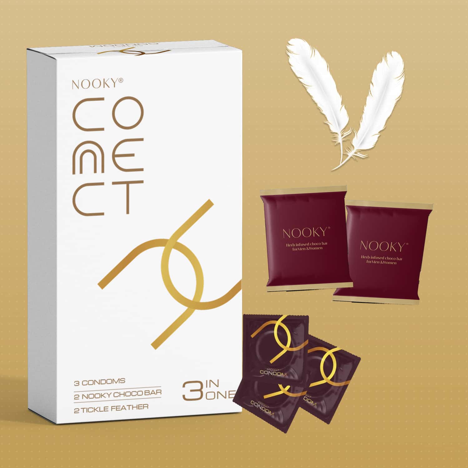 Nooky Connect White- The Complete Experience Box