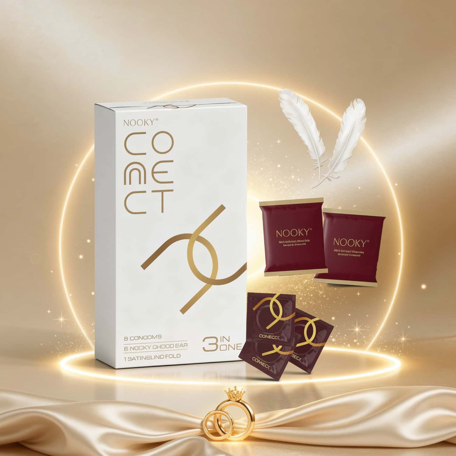 Nooky Connect White- The Complete Experience Box