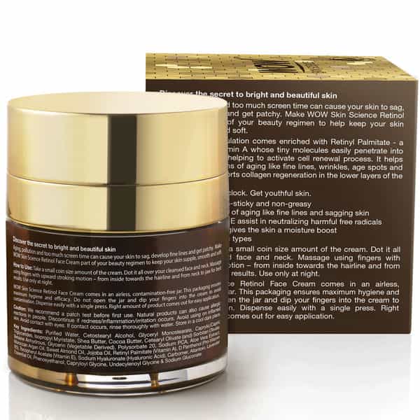 Wow Skin Science Retinol Face Cream - 50 Ml