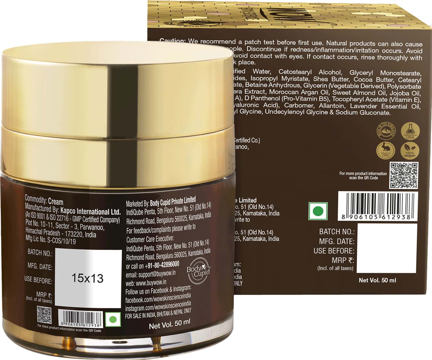 Buy WOW SKIN SCIENCE RETINOL FACE CREAM 50 ML Online & Get Upto 60