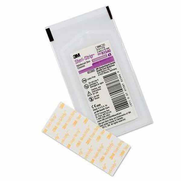 3M Steri Strip Adhesive Skin Closures (Reinforced) R1546 1/4 X 4 In (Pack Of 50)
