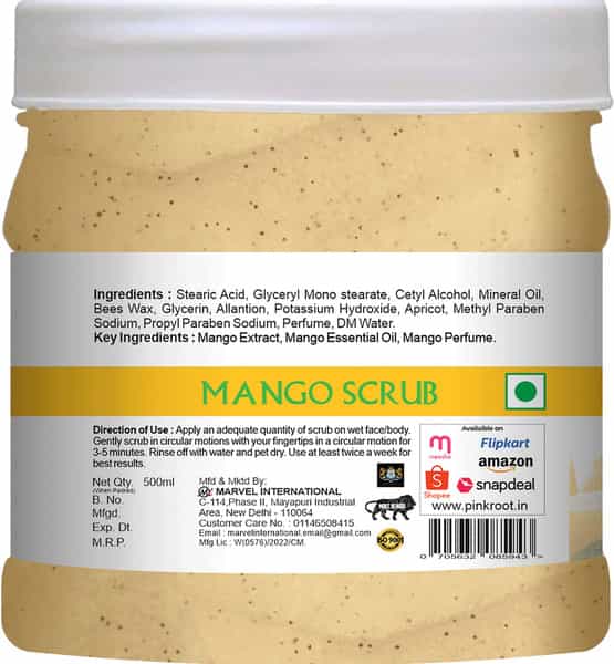 Pink Root Mango Scrub 500Ml