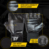 Musclexp Firm Stud Workout Gym Gloves Heavy Duty Absorbing Non-Odor Material Unisex (Jet-Black)