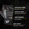 Musclexp Firm Stud Workout Gym Gloves Heavy Duty Absorbing Non-Odor Material Unisex (Jet-Black)