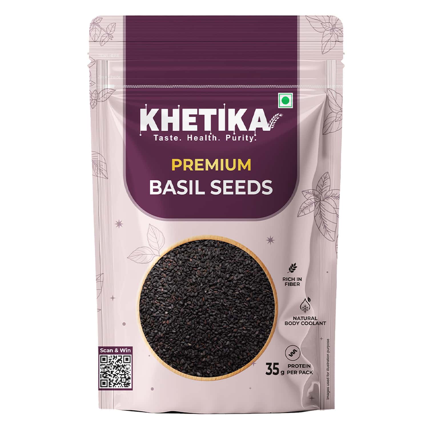 Khetika Basil Seeds 200g