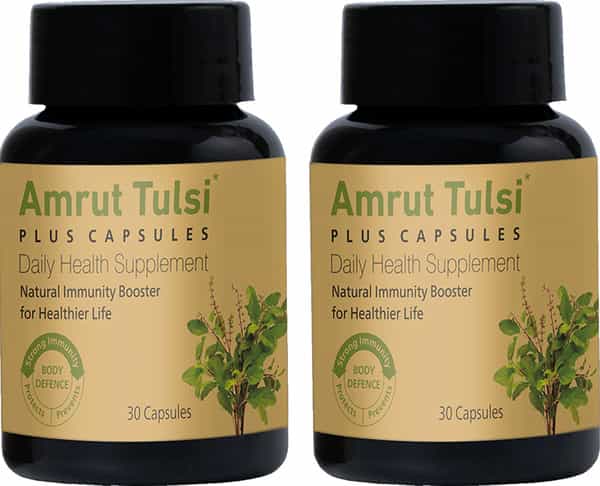 Amrut Tulsi Plus Capsules 30 Capsules (Pack Of 2)