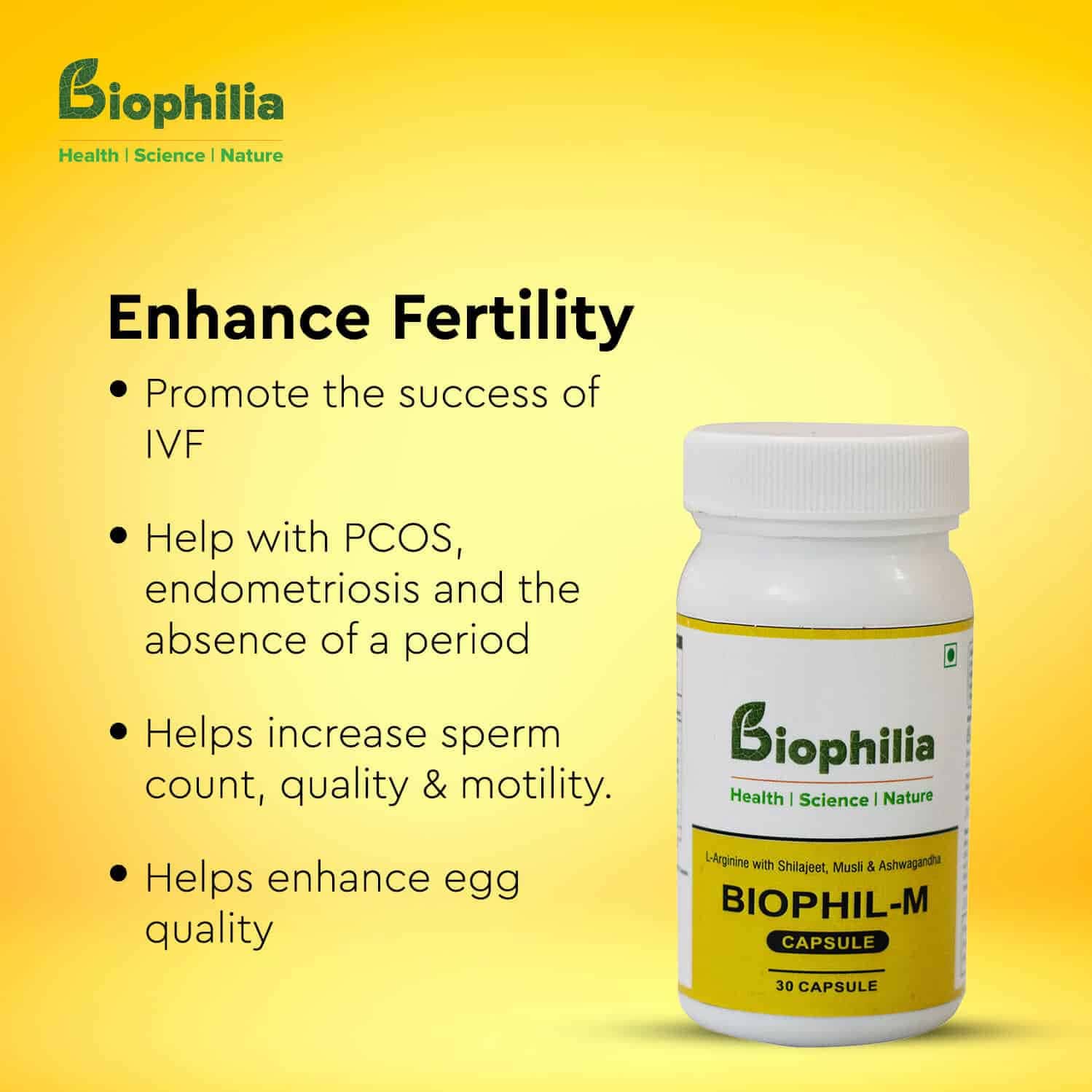 Biophilia -M Capsule 30 Pack