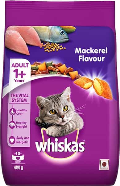 Whiskas Mackerel Adt Cat Food 480G
