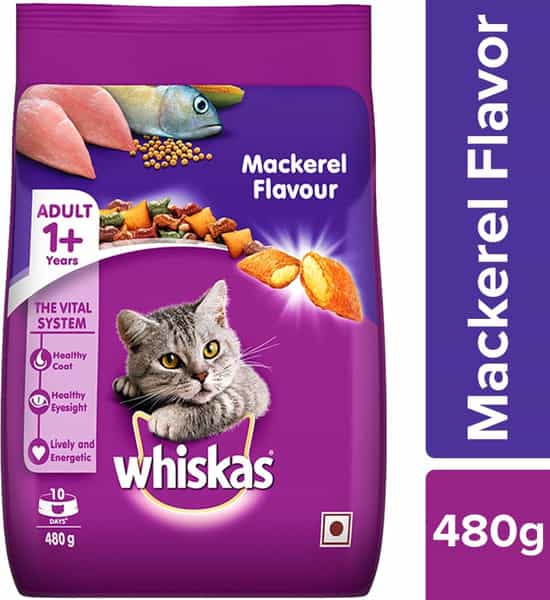 Whiskas Mackerel Adt Cat Food 480G