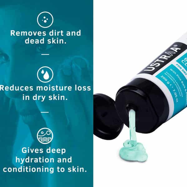 Ustraa Face Wash - For Dry Skin - 200 Gm