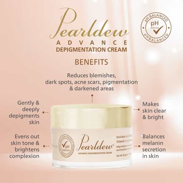 Pearldew Advance De-Pigmentation Cream 50 Gm (Pack Of 2)
