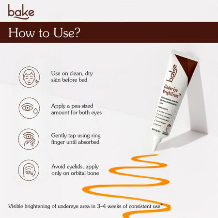 Bake Under Eye Brighter Serum Cream For Dark Circles | Puffiness & Fine Lines | 30G