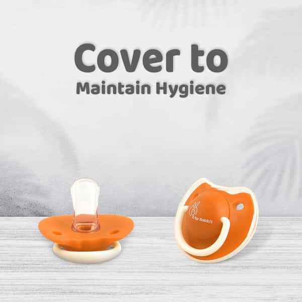 R For Rabbit Tusky Pacifier-L Orange