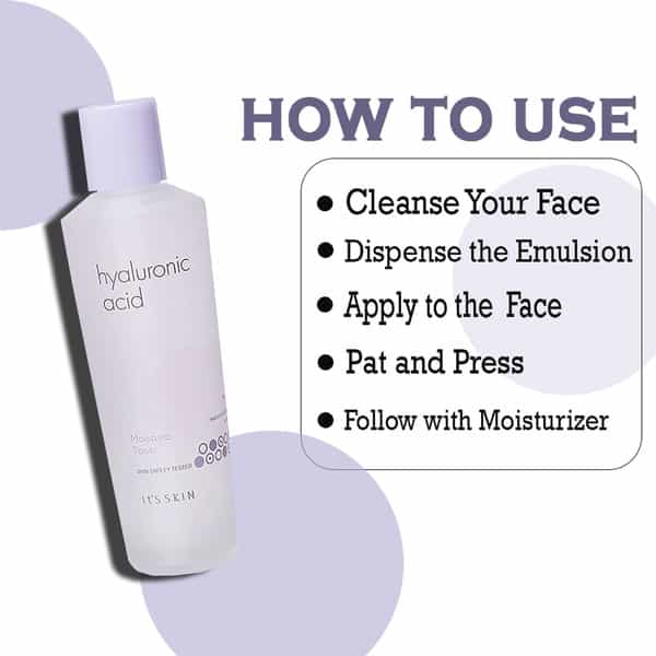 It's Skin Hyaluronic Acid Moisture Toner - For Skin Haydration - Korean Skin Care 150Ml