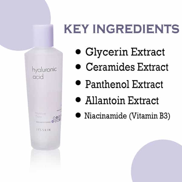 It's Skin Hyaluronic Acid Moisture Toner - For Skin Haydration - Korean Skin Care 150Ml