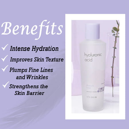 It'S Skin Hyaluronic Acid Moisture Toner - For Skin Haydration - Korean Skin Care 150ml