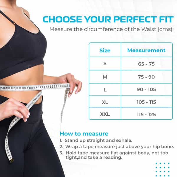 Vissco Lumbo Sacral Corset With Silicone Pressure For Optimum Compression - Large (Grey)