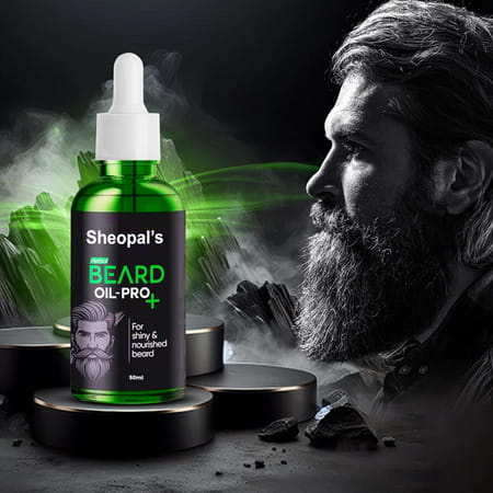 Sheopal'S Beard Growth Oil Pro+ | For Uneven & Fast Growth | 50ml | Pack Of 1