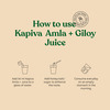 Kapiva Amla + Giloy Juice 1L|Natural Juice Made From Fresh Amlas And Neem-Grown Giloy