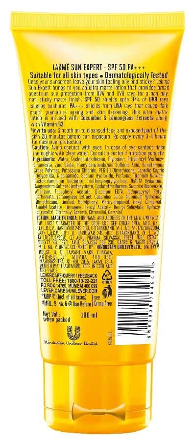 lakme lotion cream