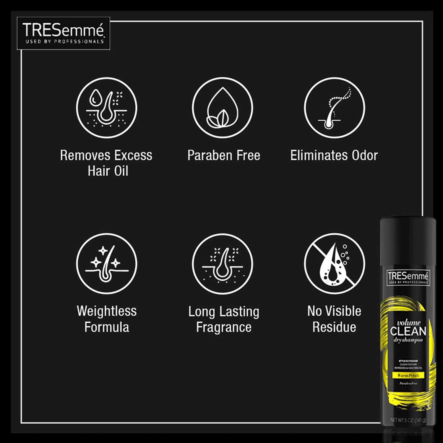 Buy TRESEMME VOLUMIZING DRY SHAMPOO HAIR SPRAY, INSTANTLY REFRESHES