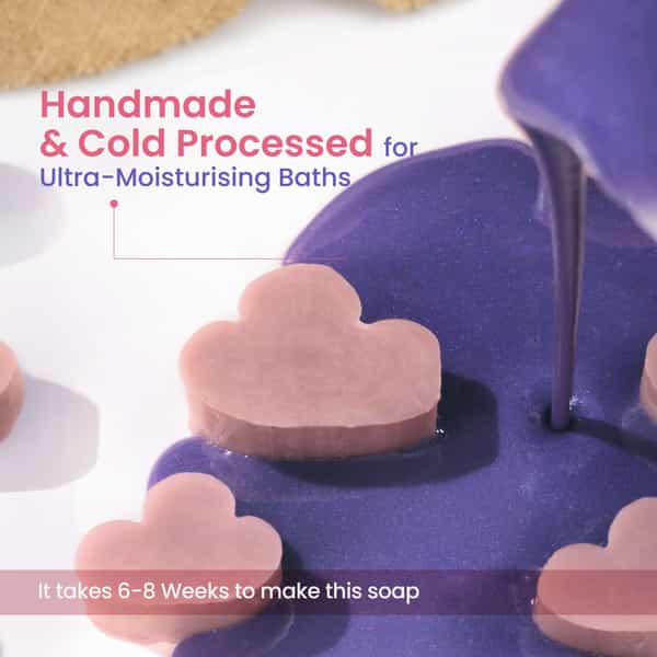 Nat Habit Himalayan Lavender Soap For Glowing Skin Cold Pressed Moisturising Soap (125G)