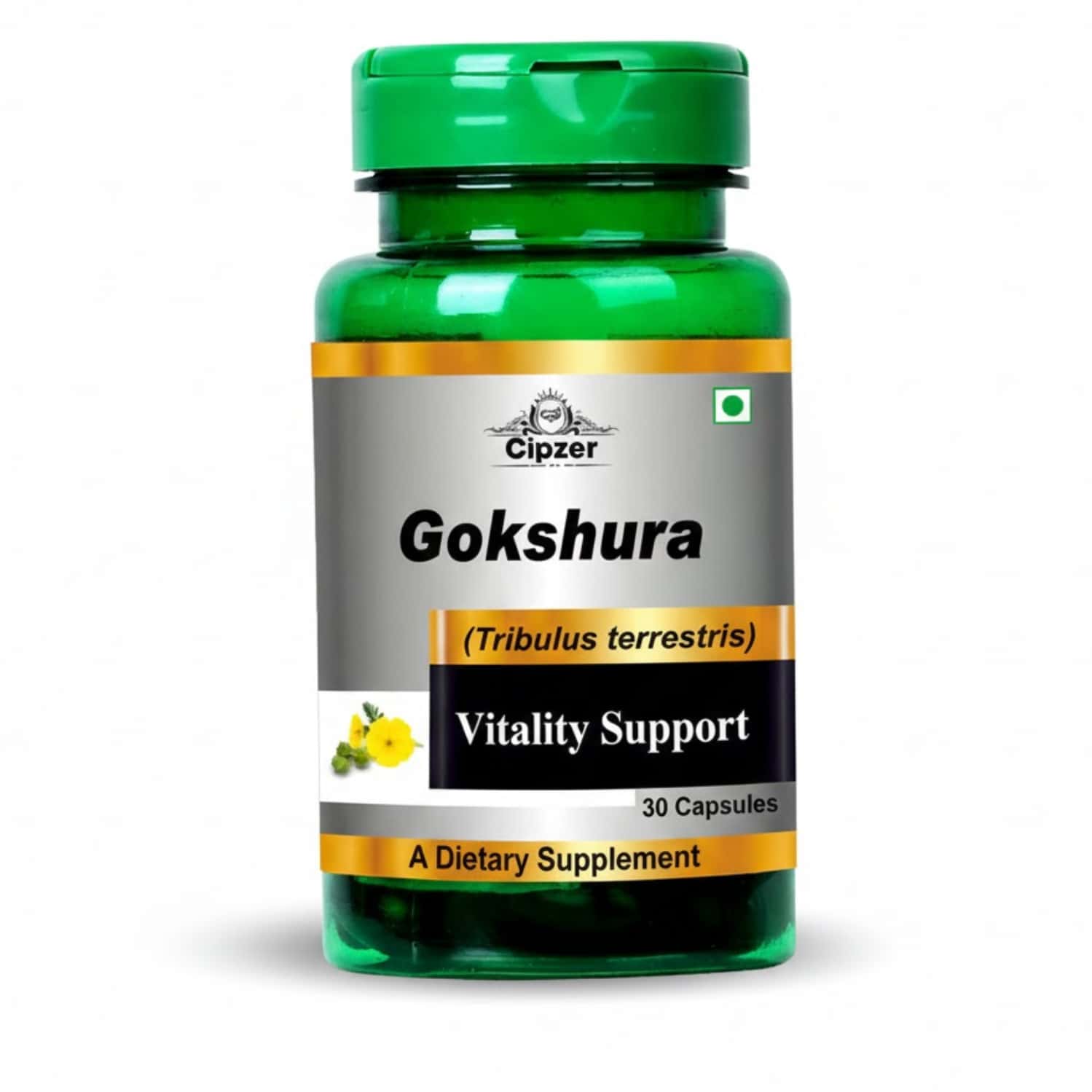 Cipzer Gokshura 60 Capsules | Supports Mens Vitality| Libido & Reproductive Wellness
