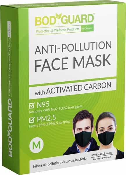 Bodyguard N95 + Pm2.5 Anti Pollution Face Mask With Activated Carbon - Medium