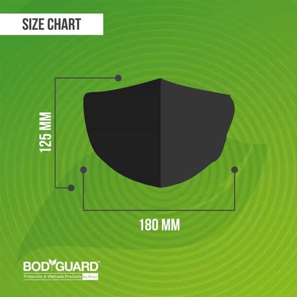 Bodyguard N95 + Pm2.5 Anti Pollution Face Mask With Activated Carbon - Medium