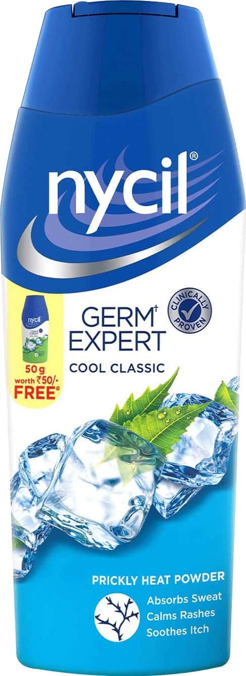 Buy NYCIL COOL HERBAL PRICKLY HEAT TALCUM POWDER, 150GM (COOL HERBAL ...