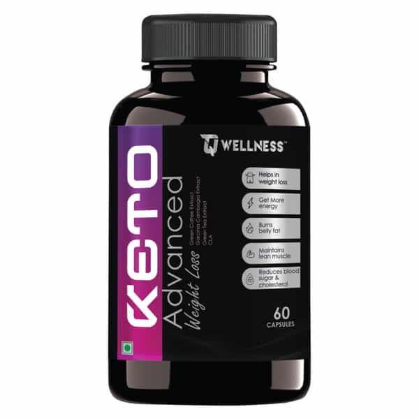 Tq Wellness Keto Advanced Weight Loss Capsule| Fat Burner With Garcinia Cambogia-60'S Capsules