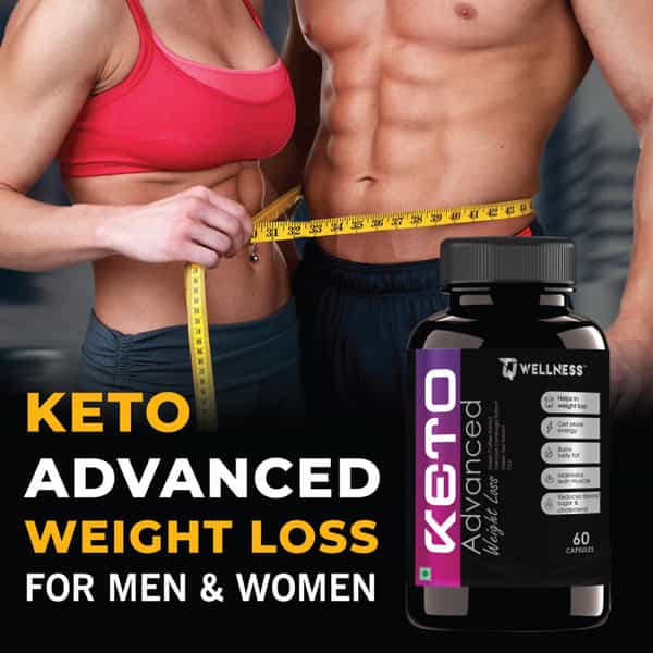 Tq Wellness Keto Advanced Weight Loss Capsule| Fat Burner With Garcinia Cambogia-60'S Capsules