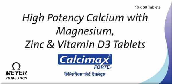 Calcimax Forte - Health Supplement (500 Mg Of Calcium) - 30 Tablets