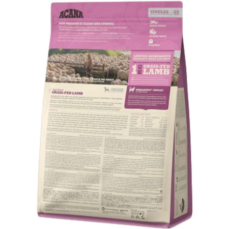 Acana Grass-Fed Lamb Dry Dog Food | Grain Free Dog Food For All Life Stages | 11.4 Kg